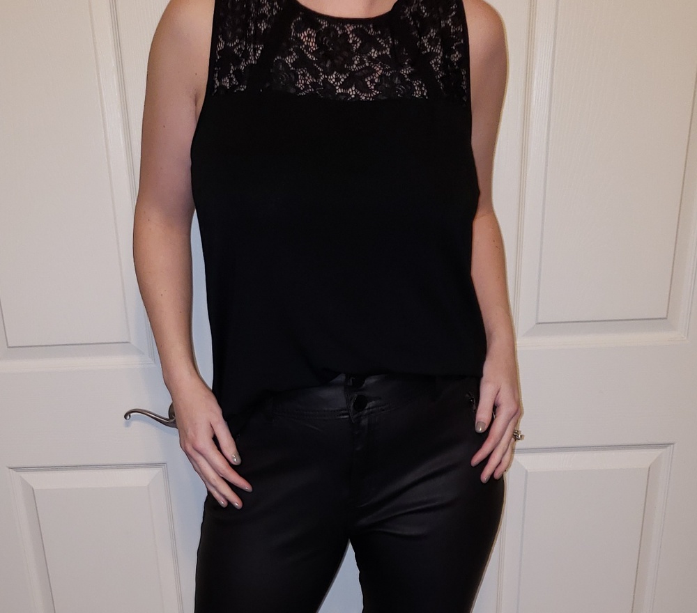 Vince Camuto Black tank tunic